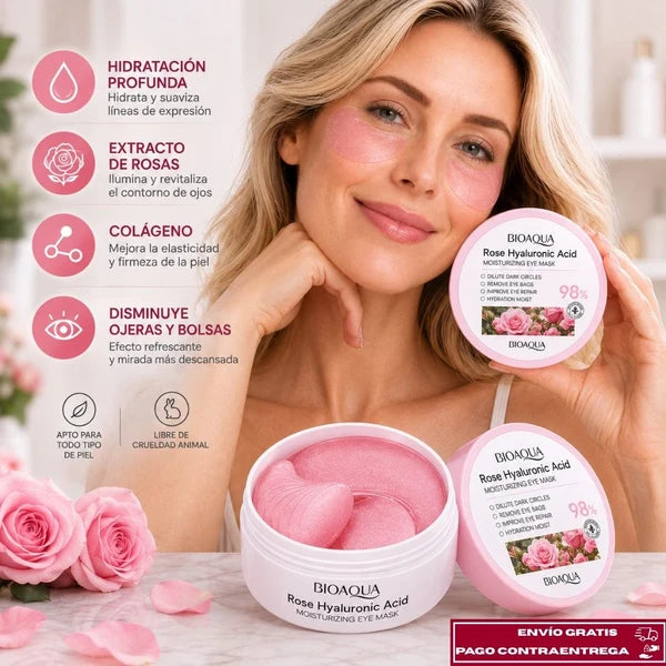 Parches para Ojo agua de rosas